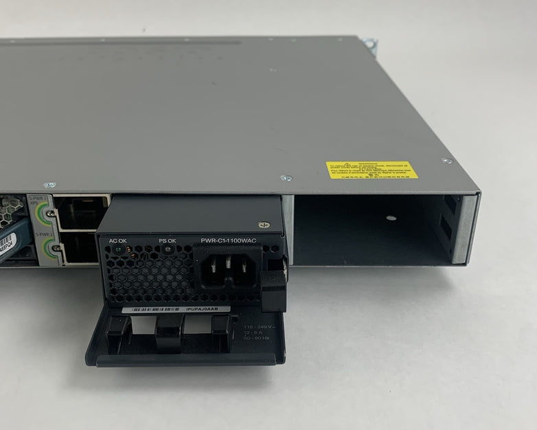 Cisco Catalyst WS-C3850-48U-S V06 48 Port Switch Tested w/C3850-NM-2-10G 1x PSUs