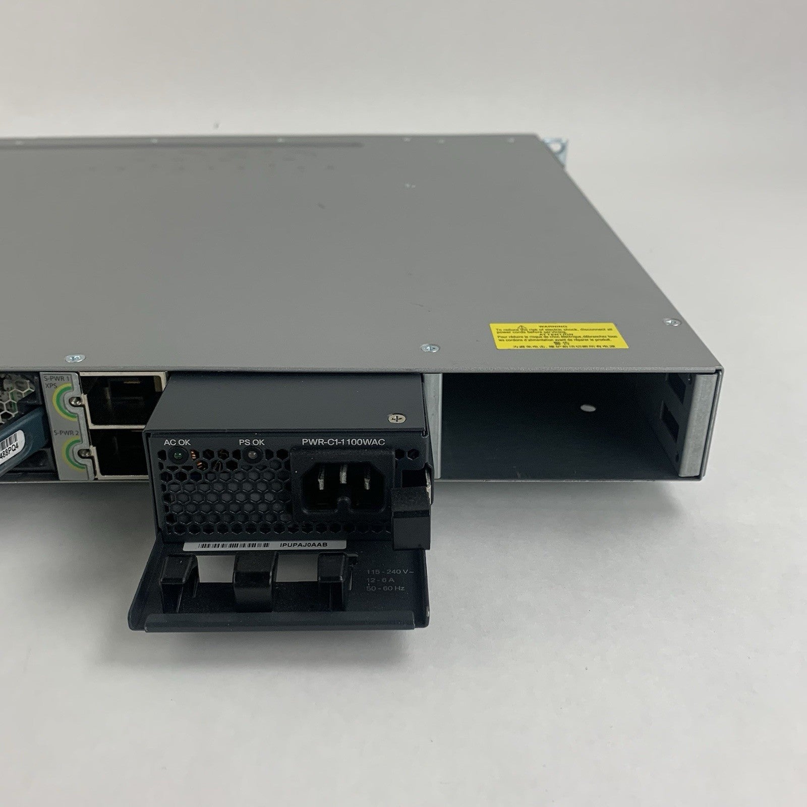 Cisco Catalyst WS-C3850-48U-S V06 48 Port Switch Tested w/C3850-NM-2-10G 1x PSUs6