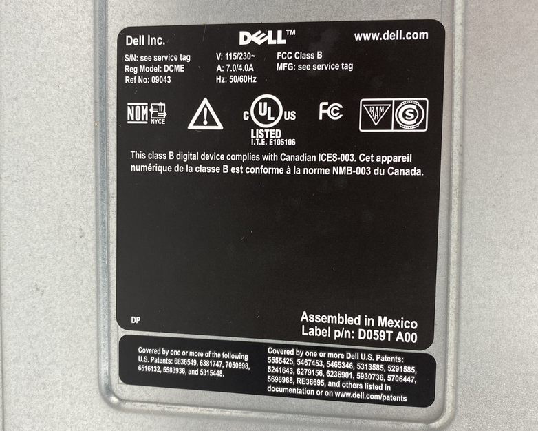 Dell Inspiron 537 MT Intel Celeron 450 2.20GHz 2GB RAM No HDD No OS