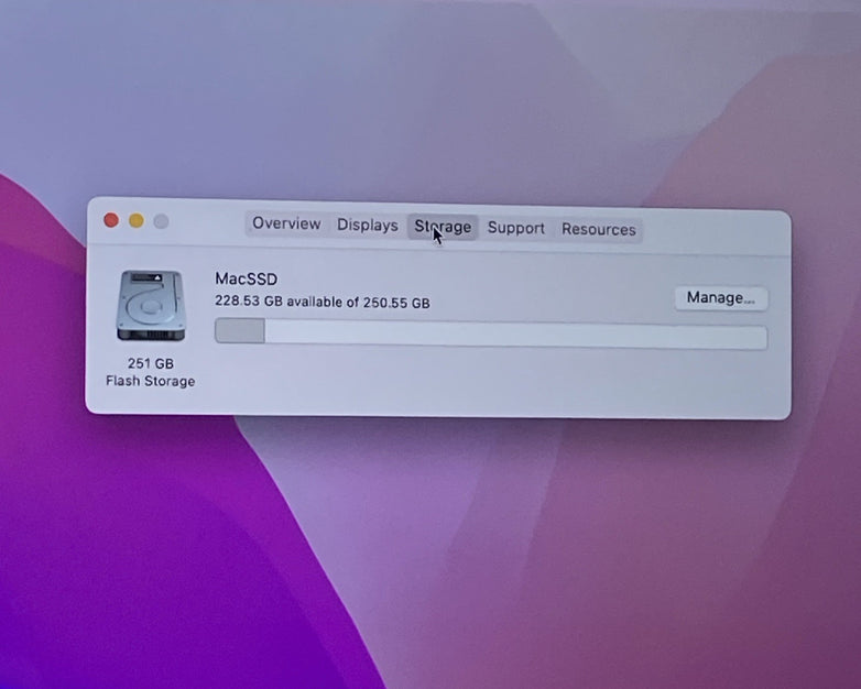 Apple MacBook Pro A1707 2016 Retina 15" 2.6GHz i7 16GB RAM 250GB SSD os12.7.6