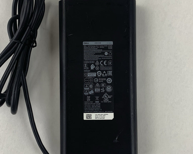 Dell DA240PM180 240W 19.5V 12.31A 7.4mm OEM AC Adapter w/ Cord