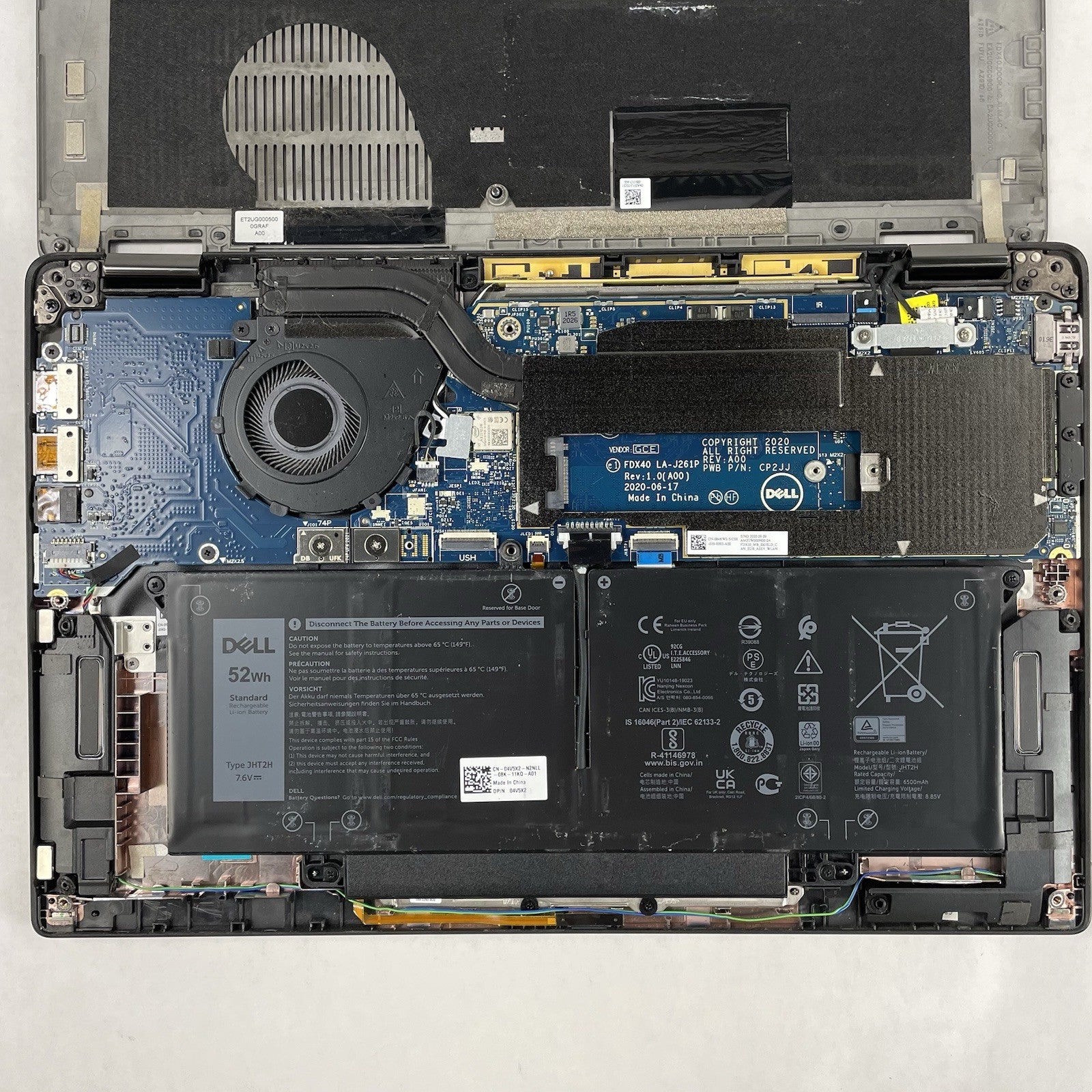 Dell Latitude 7410 14" i7-10610U 1.80GHz 16 GB RAM No SSD/OS/AC - Scratched Keys18