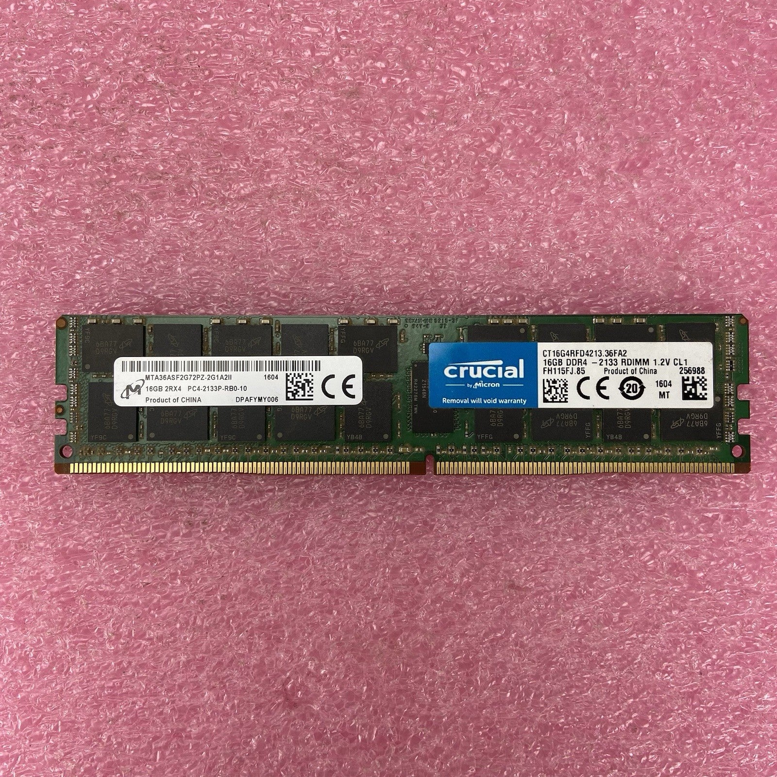 Crucial Micron 16GB 2Rx4 PC4-2133P MTA36ASF2G72PZ-2G1A2II RAM Memory5
