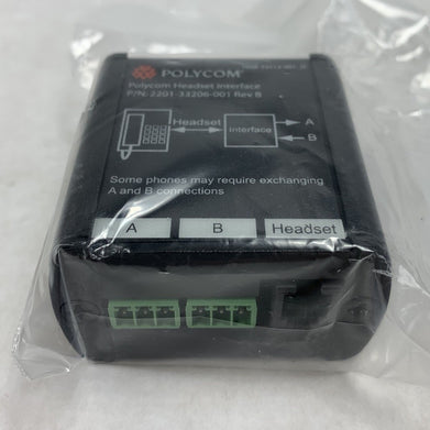 Polycom 2201-33206-001 Rev B Headset Interface Adapter