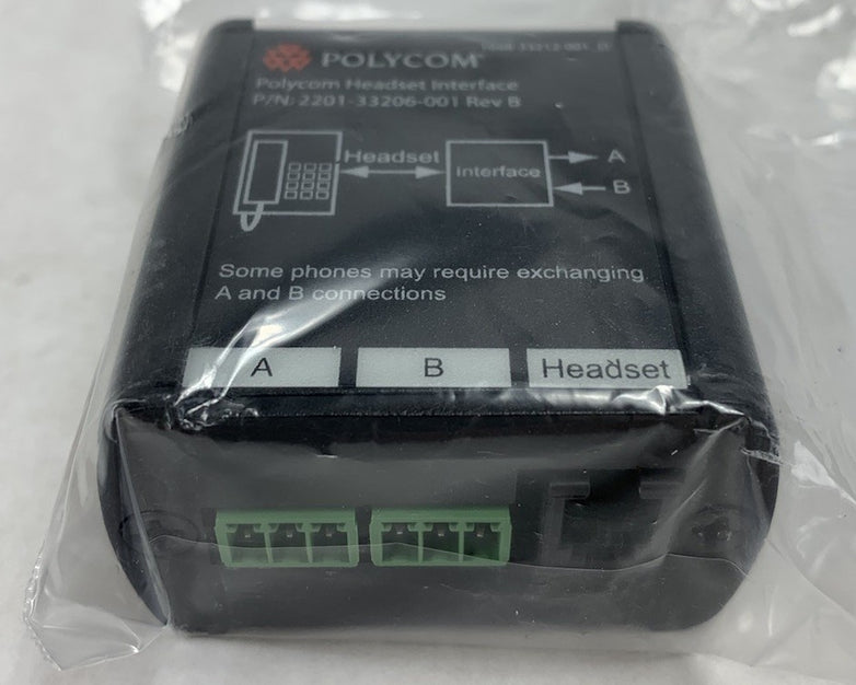 Polycom 2201-33206-001 Rev B Headset Interface Adapter