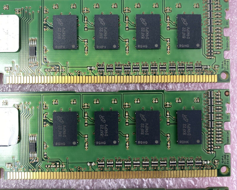 Lot( 4 ) 1GB Micron MT8JTF12864AZ-1G1F1 DDR3 1Rx8 PC3-8500U-7-10-A0 non-ECC RAM