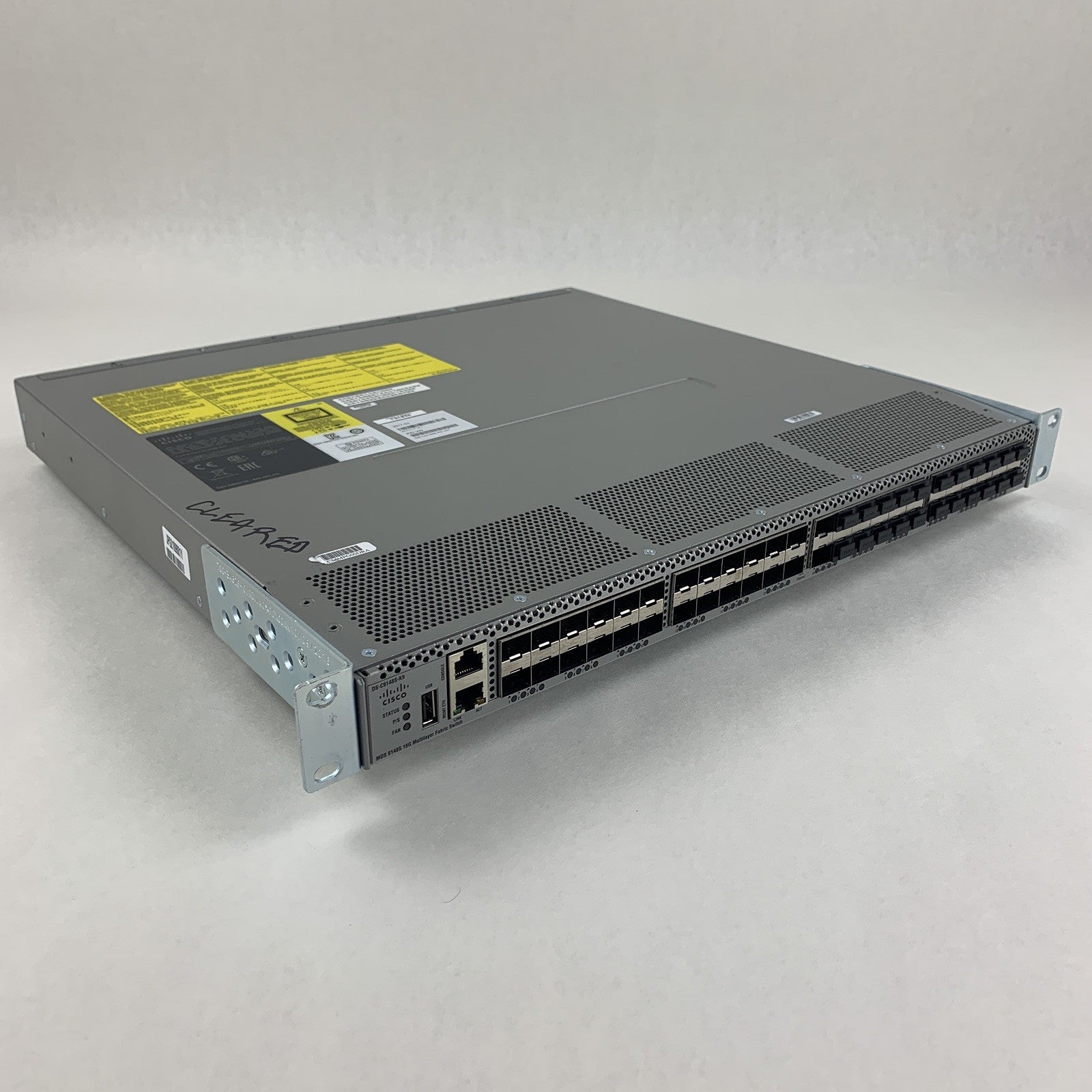 Cisco DS-C9148S-K9 MDS 9148S 16G Multilayer Fabric Switch Tested 1x Power Supply