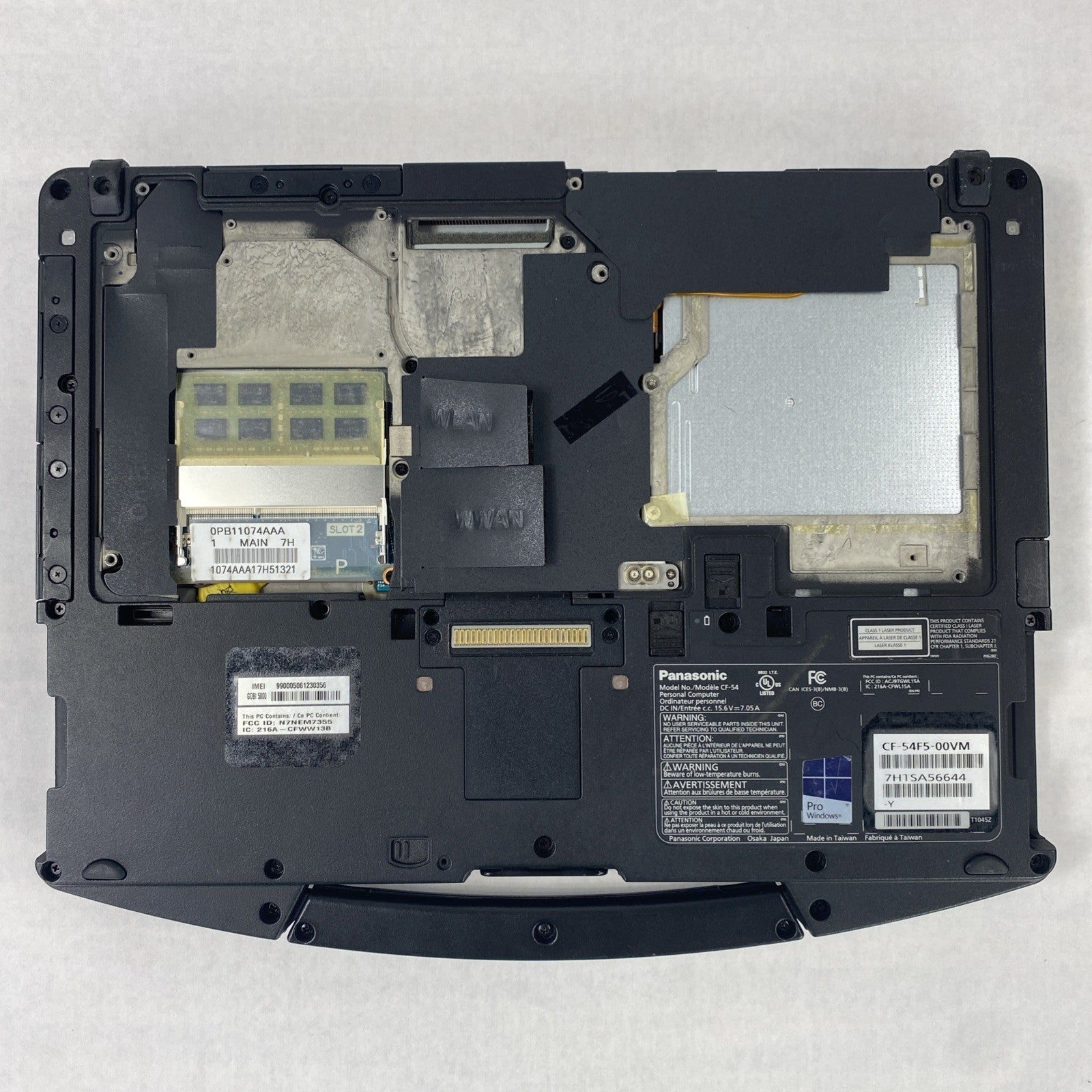 Panasonic Toughbook CF-54 14" Touch i5-6300U 2.4GHz 8GB RAM No Battery No HDD/OS
