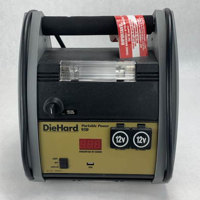 DieHard Portable Power 950 Jump Starter DC Power Station 12V 950A - No AC Cord
