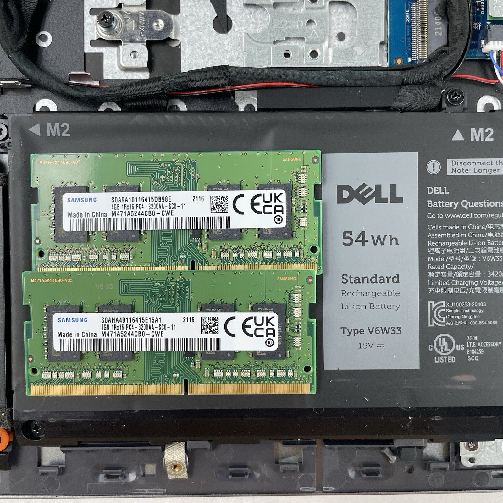 Dell Inspiron 15 5510 15.6" i5-11320H 3.20 GHz 8 GB RAM No SSD/OS/AC18