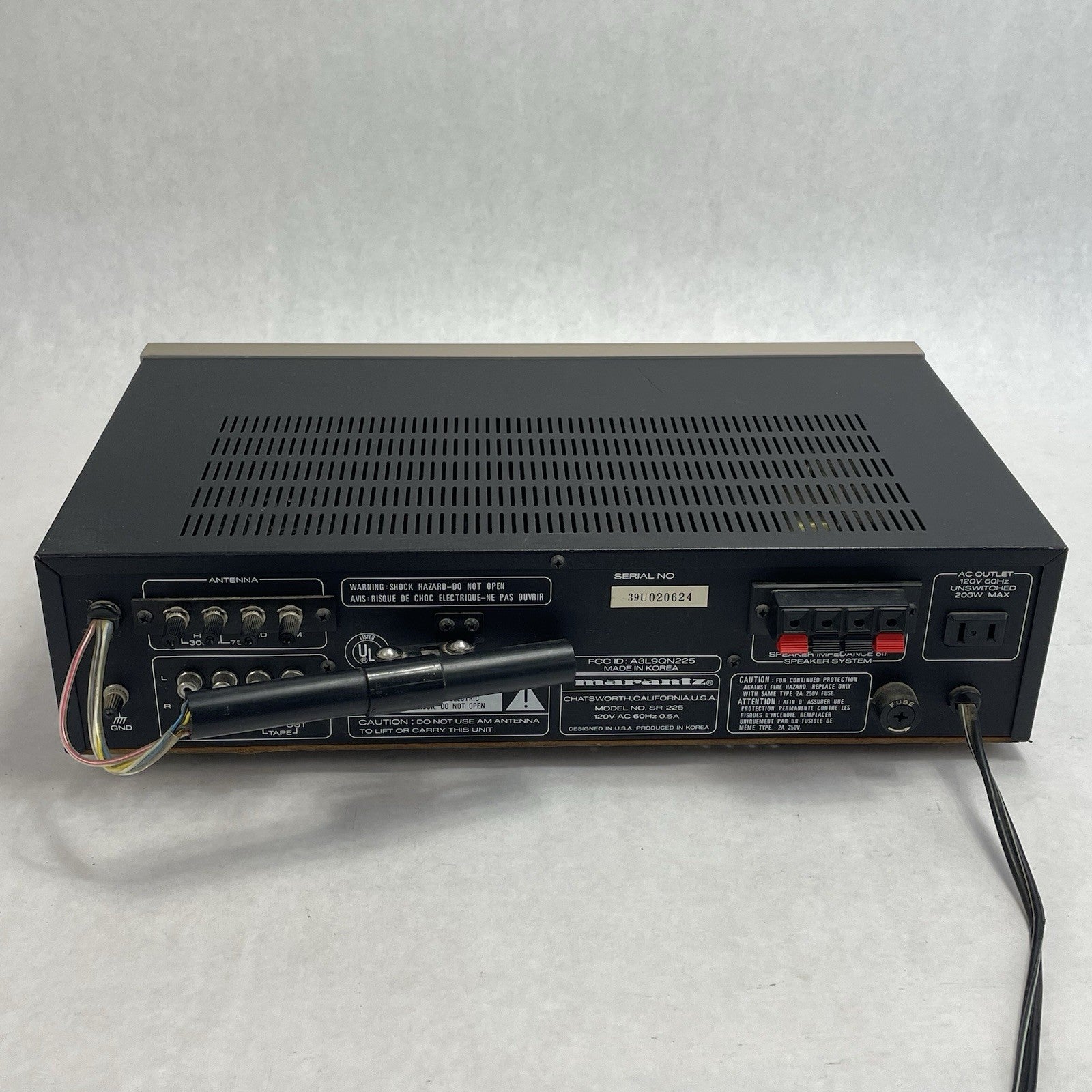 Marantz SR225 Stereo Receiver Tested8