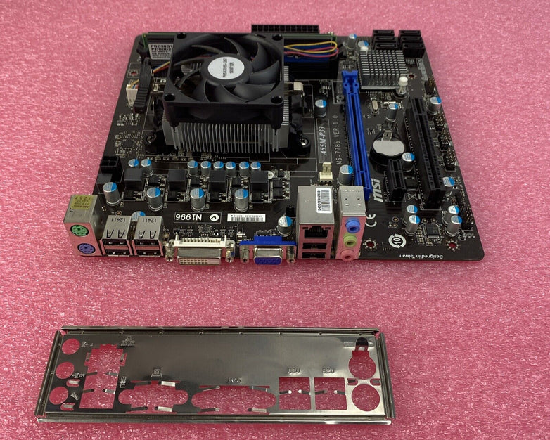 MSI A55M-P33 MS-7786 Motherboard Intel AMD A4-3400 2.7GHz 4GB RAM w/ Sheild