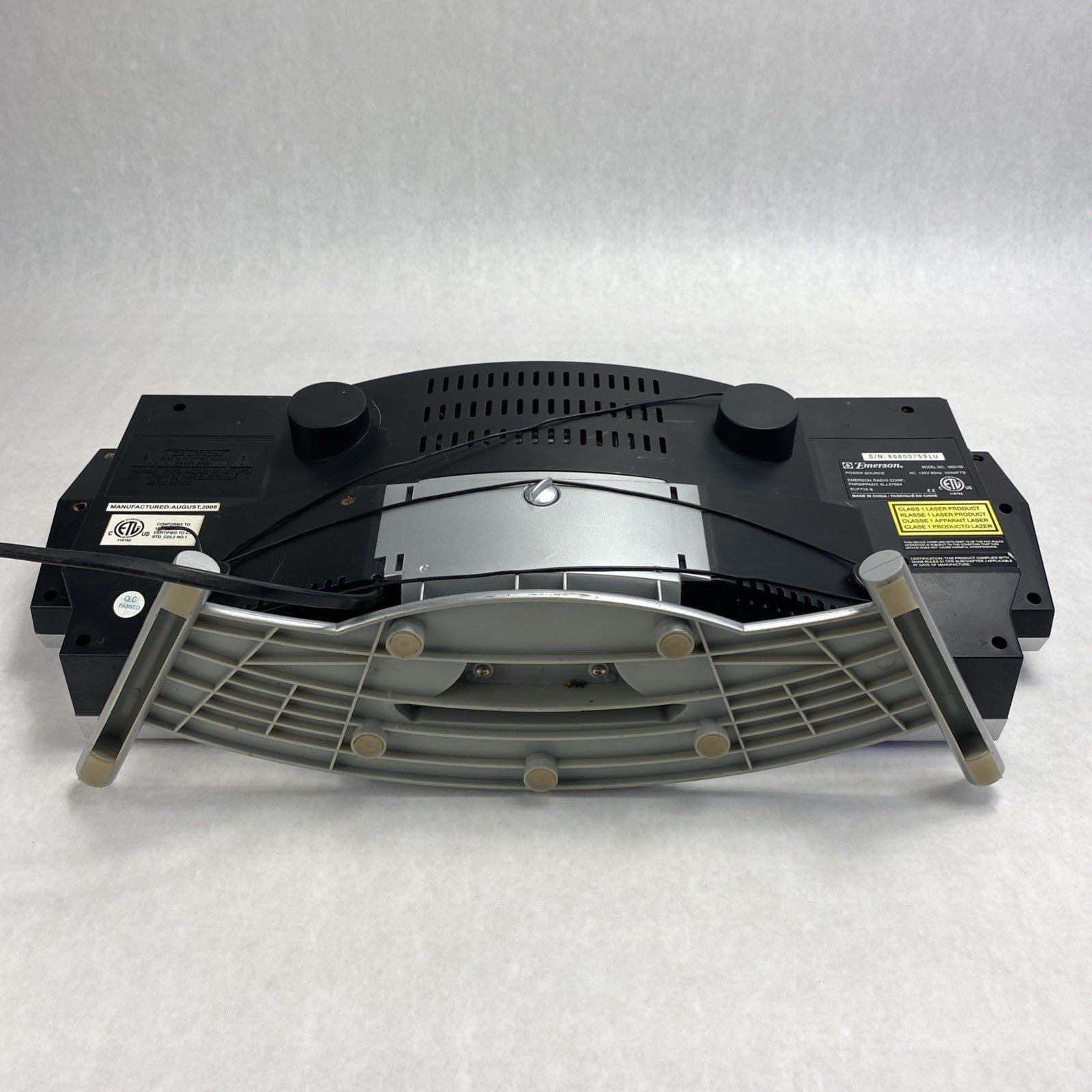 Emerson MS3108 3 CD Changer AM/FM Radio With Speakers - For Parts or Repair20