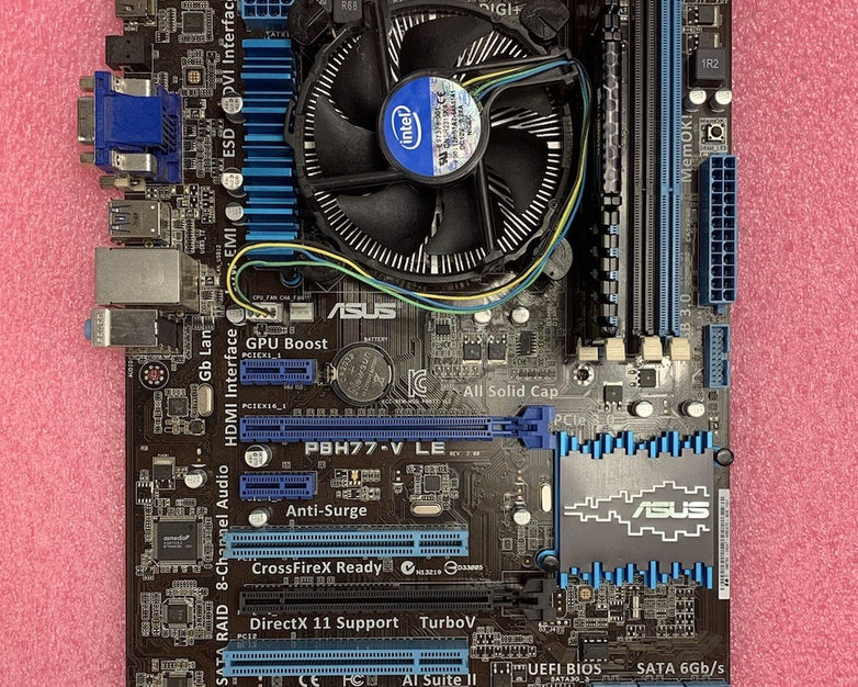 Asus P8H77-V LE Motherboard Intel Core i7-3770 3.4GHz 4GB RAM No Shield