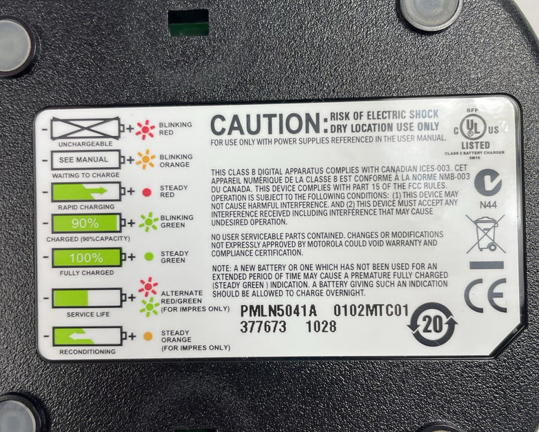 Motorola PMLN5041A Mag One Charger