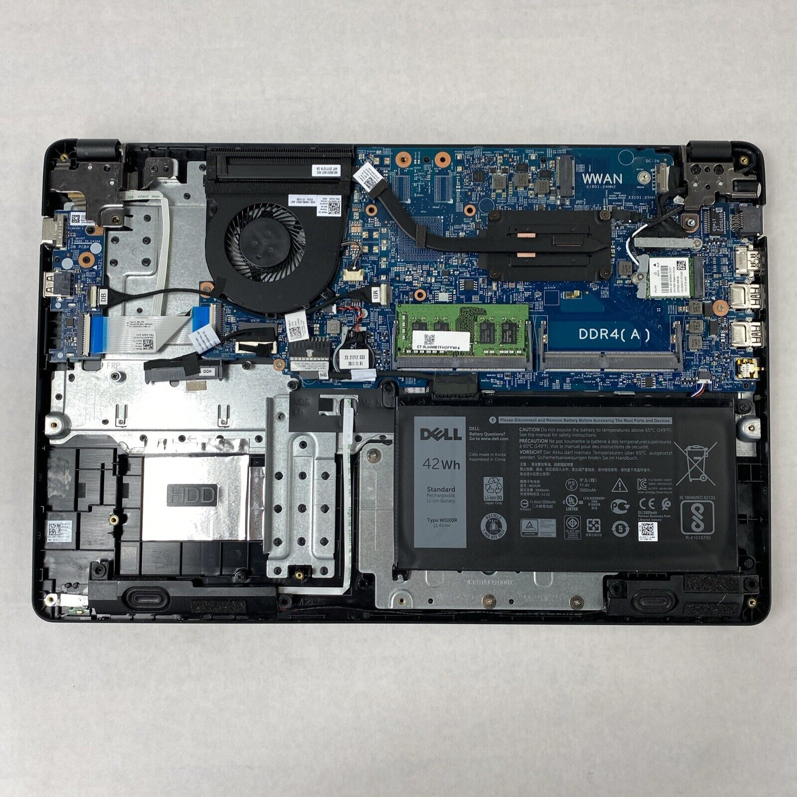Dell Latitude 3580 Touch Core i5-7200U 2.50GHz 8GB RAM 15.6" No HDD No OS No OS