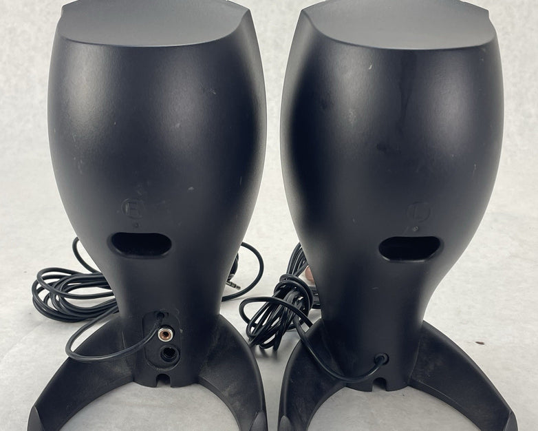 Harman Kardon A00 Wired Computer Speakers Black/Gray Tested No Power Cord