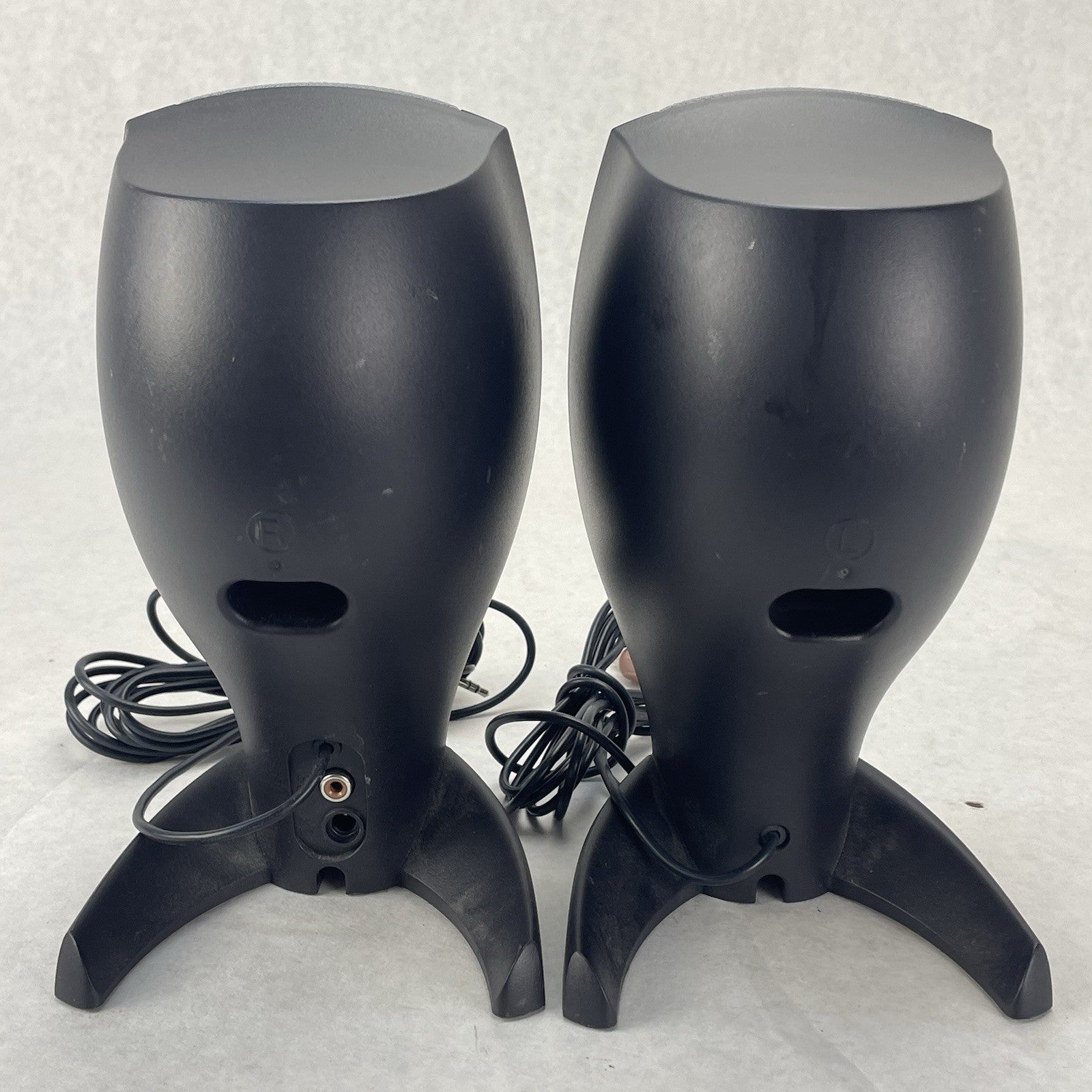 Harman Kardon A00 Wired Computer Speakers Black/Gray Tested No Power Cord6