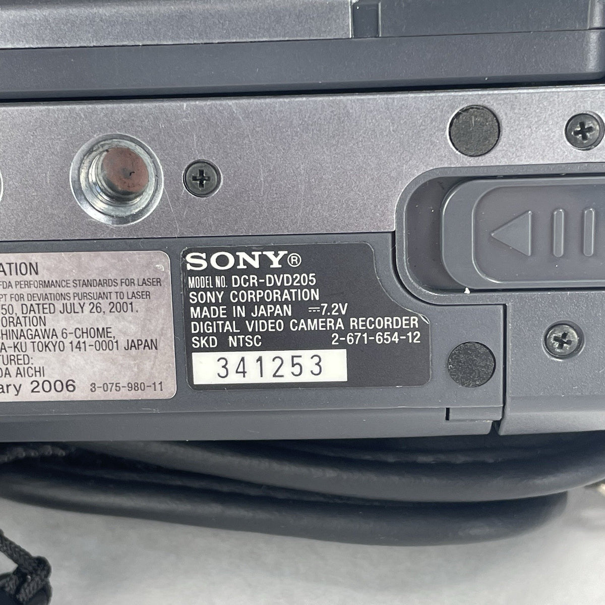 Sony DCR DVD205 Handycam Digital Camcorder Tested7