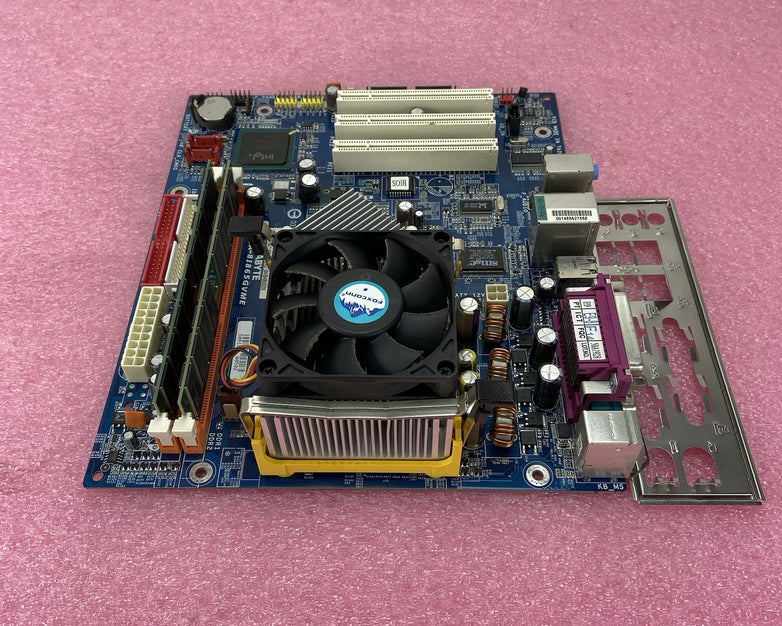Gigabyte GA-8I865GVME Motherboard Intel Pentium 4 2.66GHz 1.48GB RAM w/IO Shield