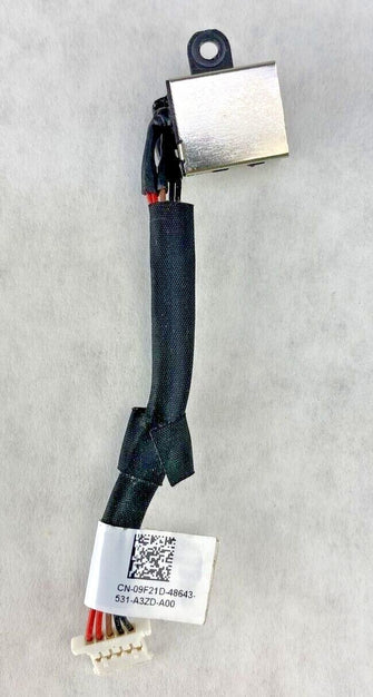 Lot of 50 Dell 09F21D DC Power Input Jack OEM with Cable for Chromebook 11 3120
