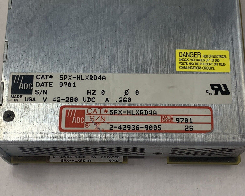 ADC SPX-HLXRD4A SONEPLEX HDSL MOD D4A