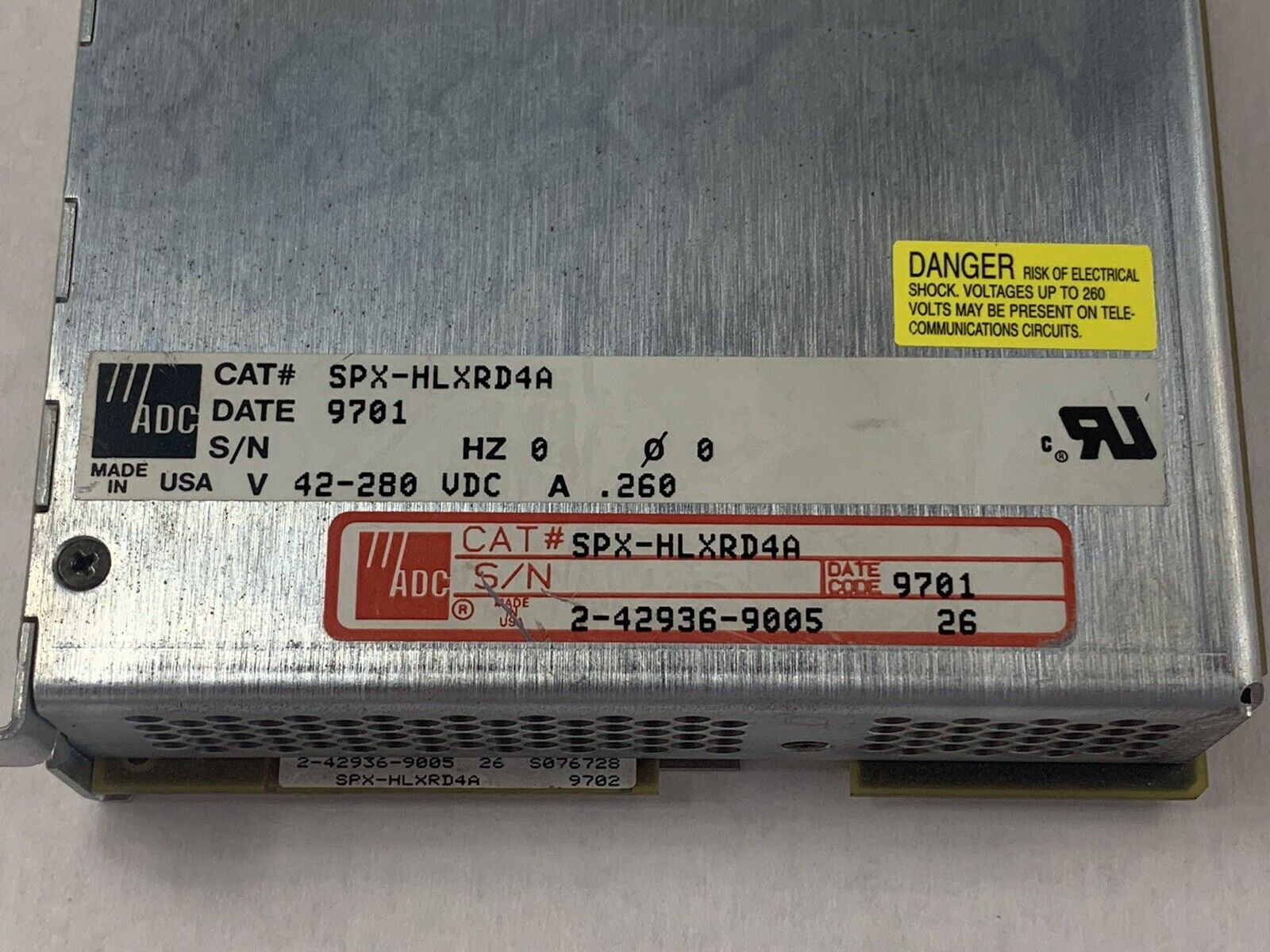 ADC SPX-HLXRD4A SONEPLEX HDSL MOD D4A