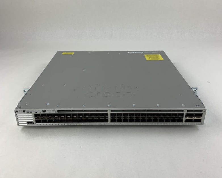 Cisco WS-C3850-48XS-E 48 Port 10G SFP+ Fiber Switch Tested Reset