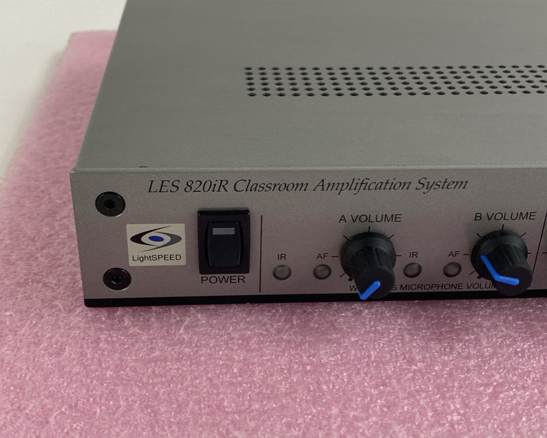 Lightspeed LES-820iR Classroom Amplification System Amp No Cords Untested