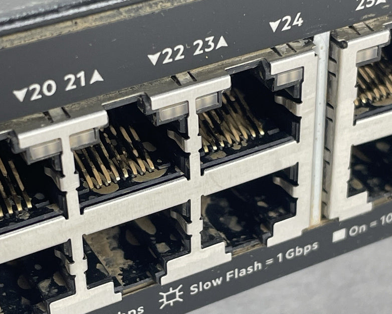 HP JL260A 2930F Aruba Gigabit Switch 48x RJ45 & 4x SFP Ports Tested & Reset