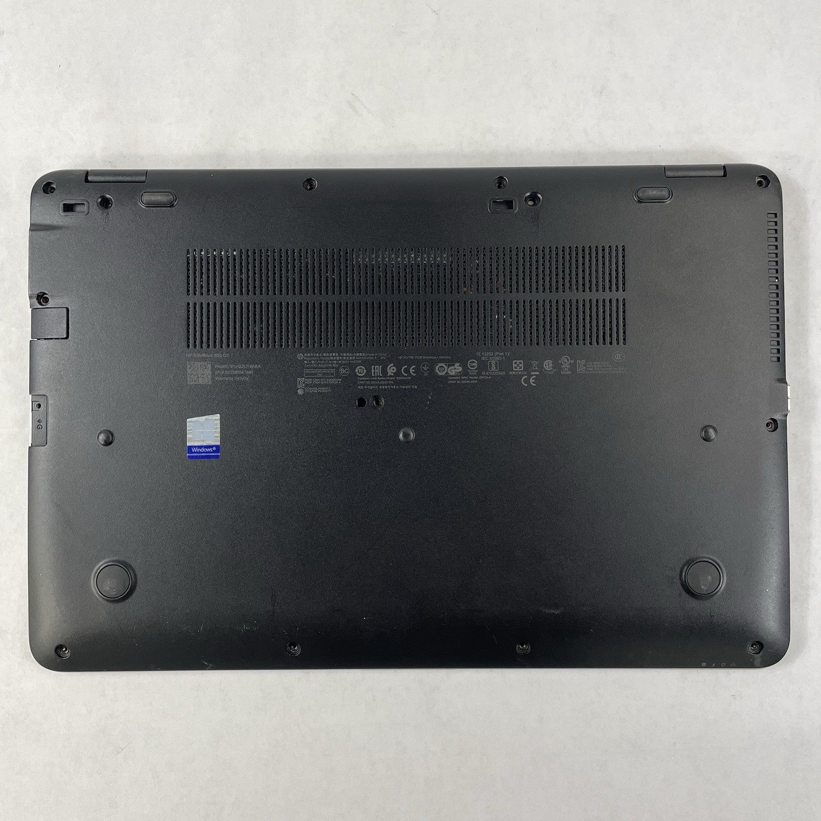HP EliteBook 850 G3 15.6" i7-6600U 2.60 GHz 8 GB RAM No SSD/OS/AC13