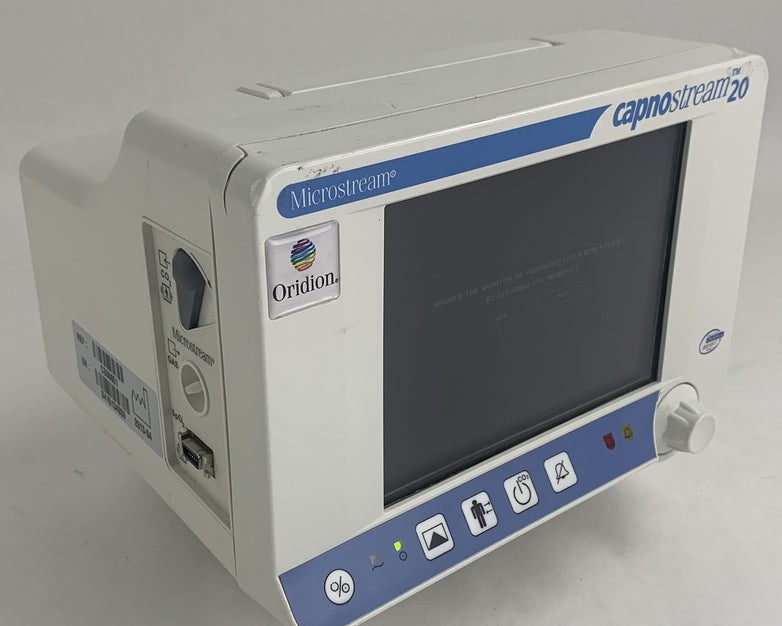 Oridion Microstream Capnostream 20 EtCO2 Co2 Monitor w/ Battery Powers On