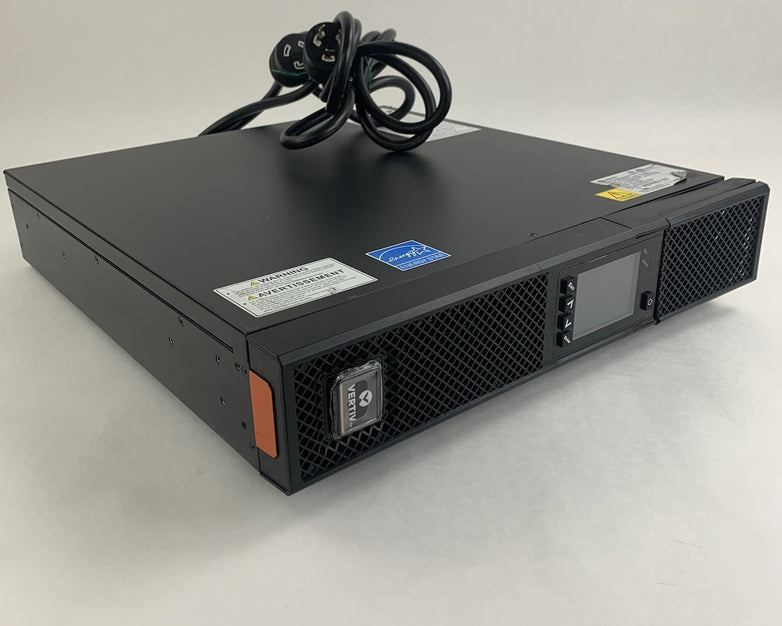 Vertiv GXT5-2000LVRT2UXL 2000VA UPS RDU101 Tested No Batteries Damaged Face