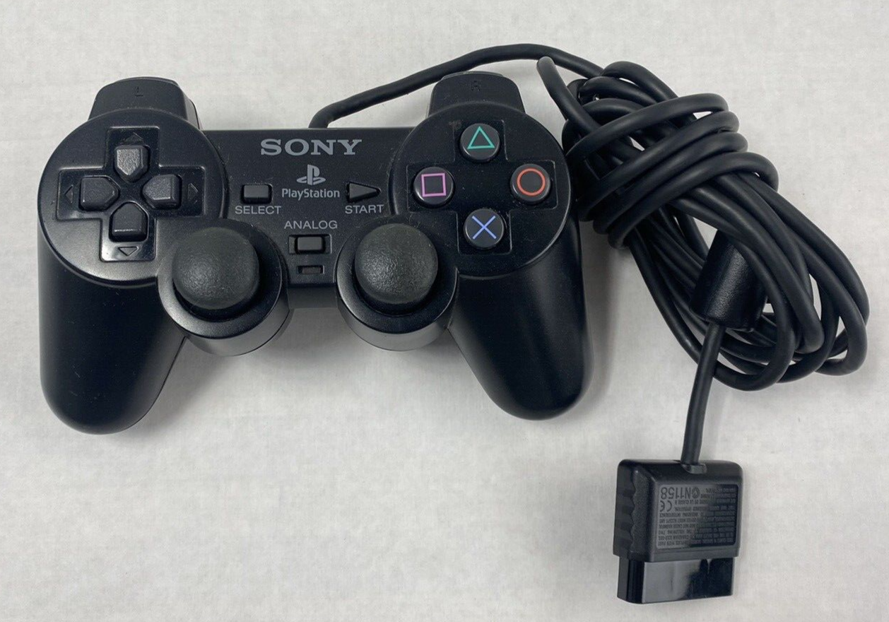 Lot of 3 Sony Playstation SCPH-10010 DualShock 2 Wired Controller Parts/Repair