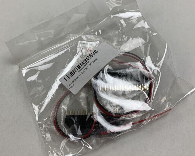 Unbranded 2.5" 44-Pin to 3.5" 40-Pin IDE Hard Drive Cable Adapter Lot of 2x New