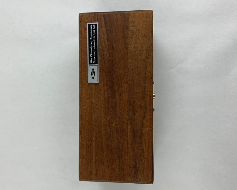 Dow Bio Chemistry Systems Spectrophotometer QC Kit Wooden Box