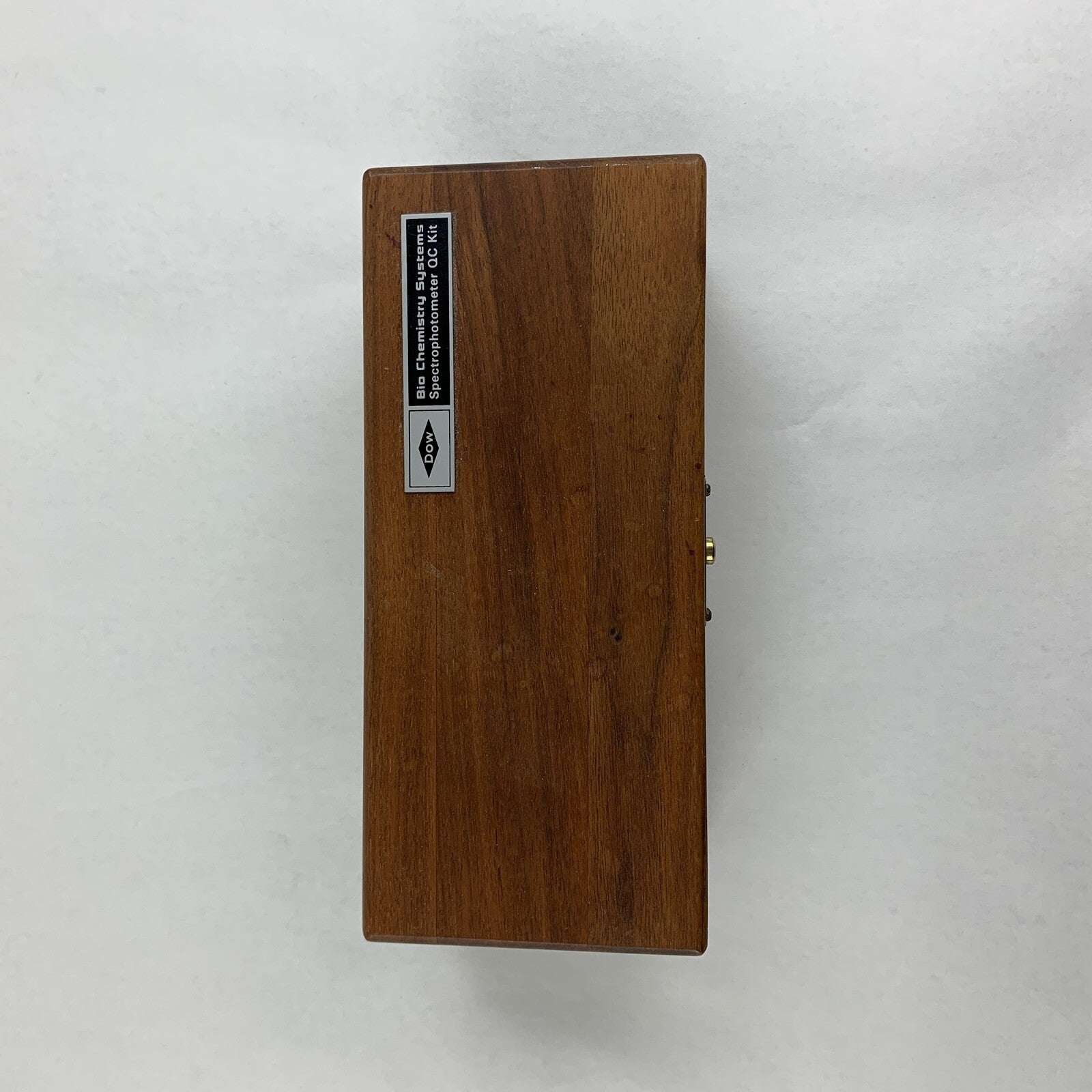 Dow Bio Chemistry Systems Spectrophotometer QC Kit Wooden Box