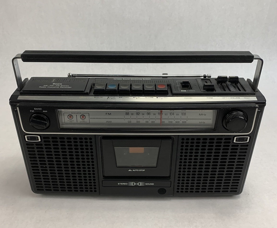 Sears 564 AM - FM - FM Stereo Radio Cassette Recorder