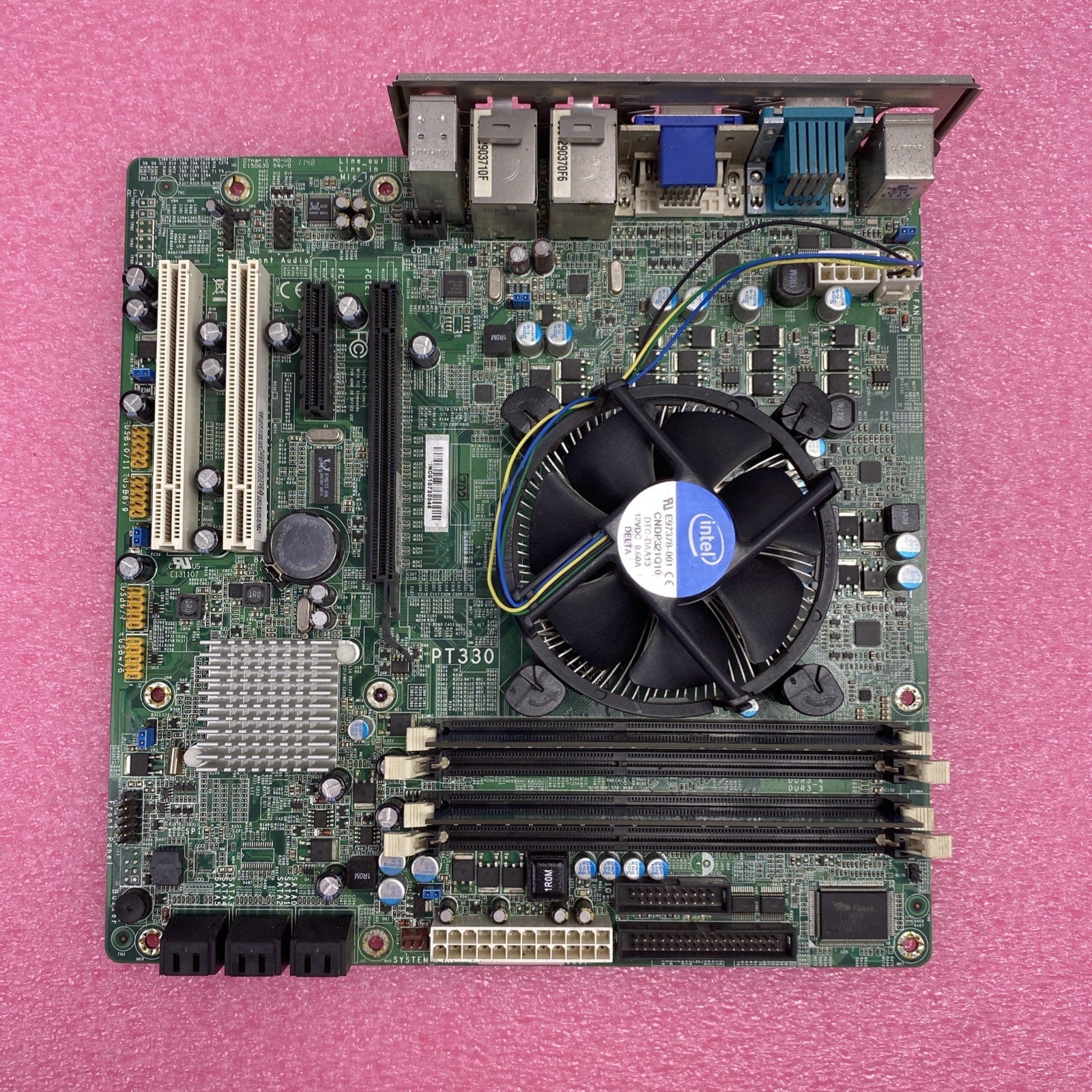 DFI PT330 Motherboard Intel Core i5-650 3.2GHz 4GB RAM w/ Shield