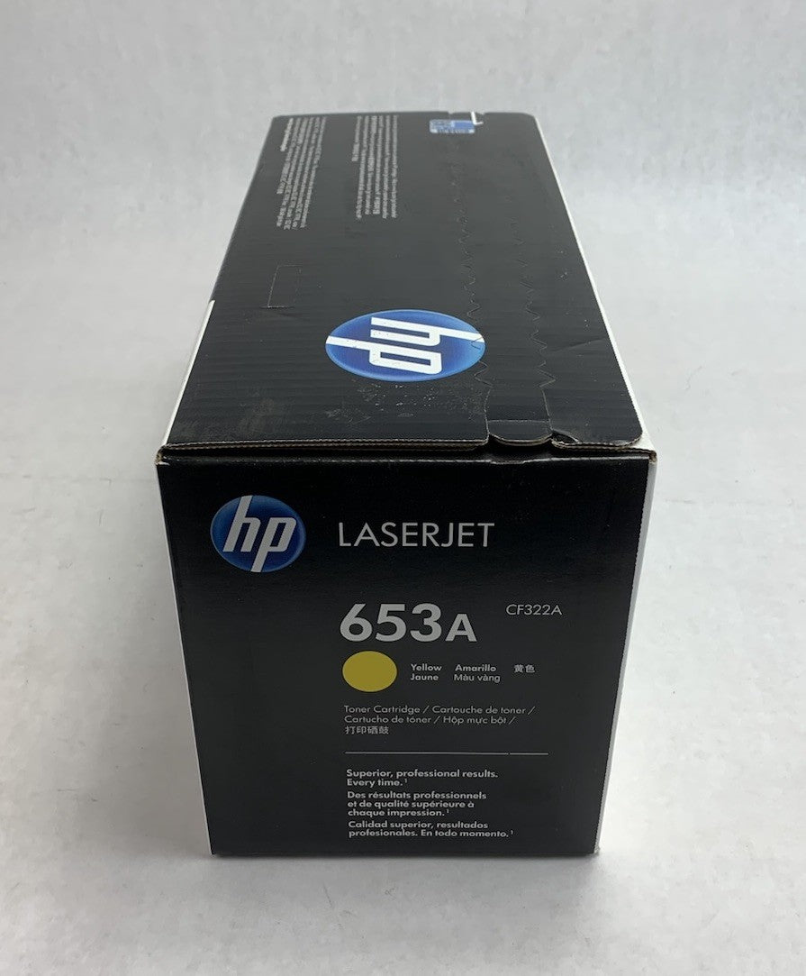 HP CF322A 653A 8345B001 Yellow Toner Cartridge Exp. Nov 2023