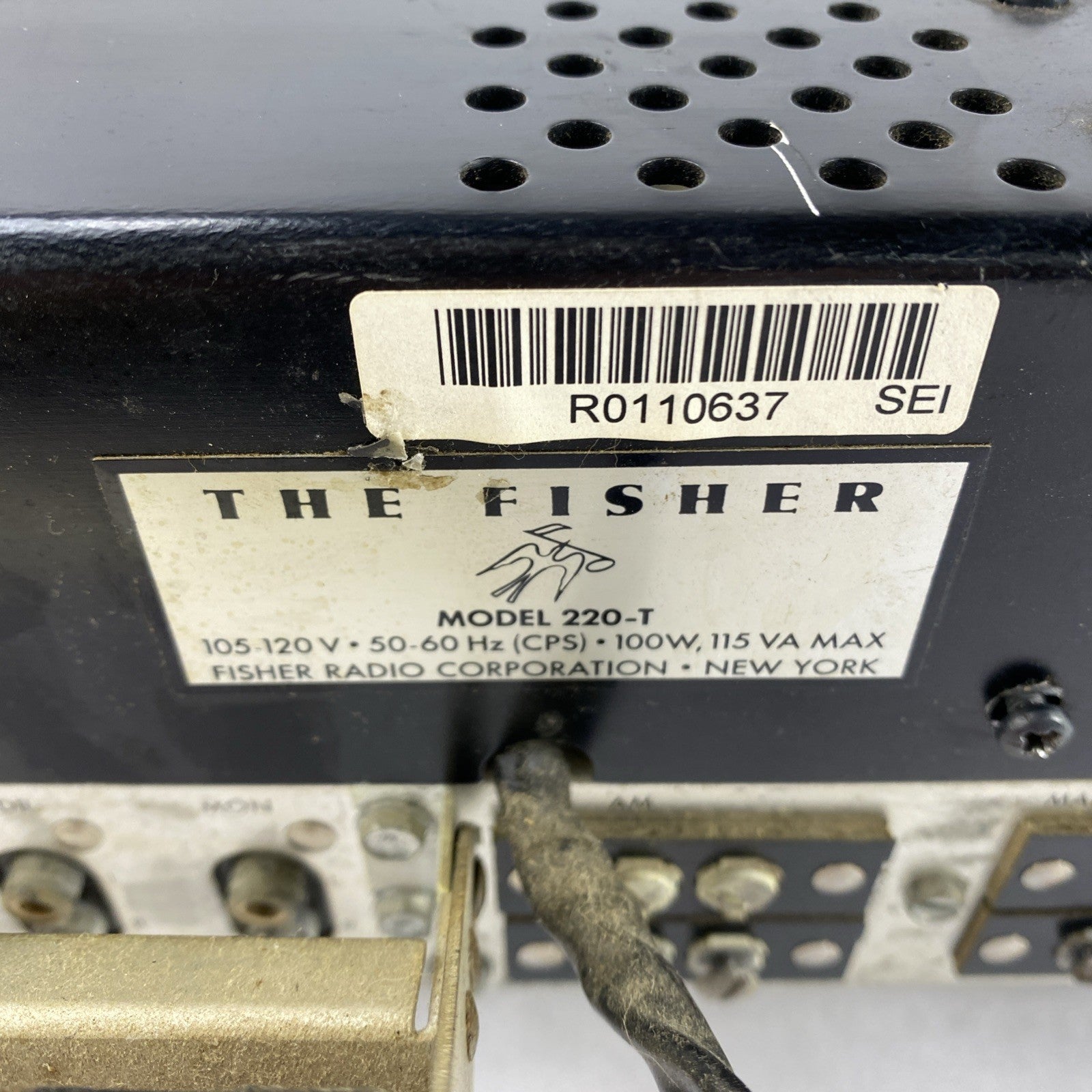 The Fisher 220-T Receiver Stereo Parts or Repair8