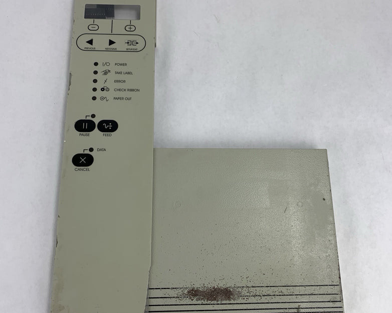 Zebra 105SL Printer Front Control Panel Membrane Switch 32021 Rev 2