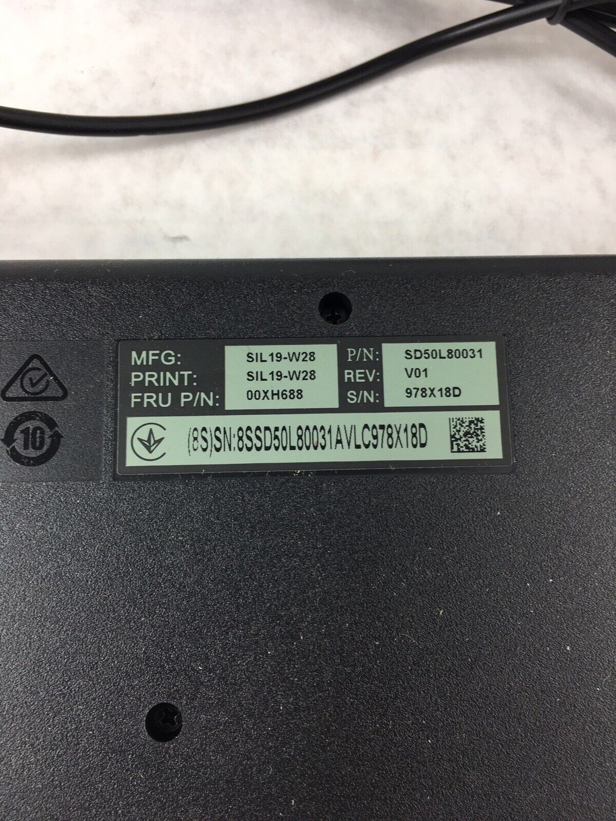 Lot of 5 Lenovo Preferred Pro II (00XH688, SK-8827) USB Keyboard