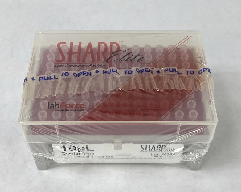 Sharp Elite 1149J69 10µl Clear Low-Retention Graduated Barrier Tips - 960 Tips