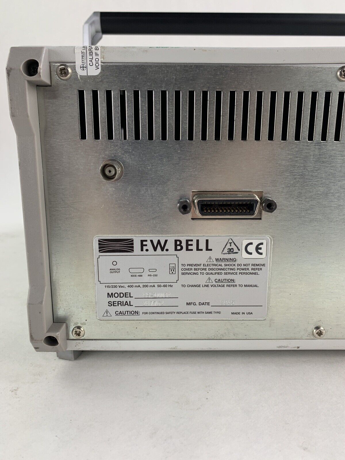 F.W. Bell GS-10034 Series 9550 Gauss Teslameter  Power Tested