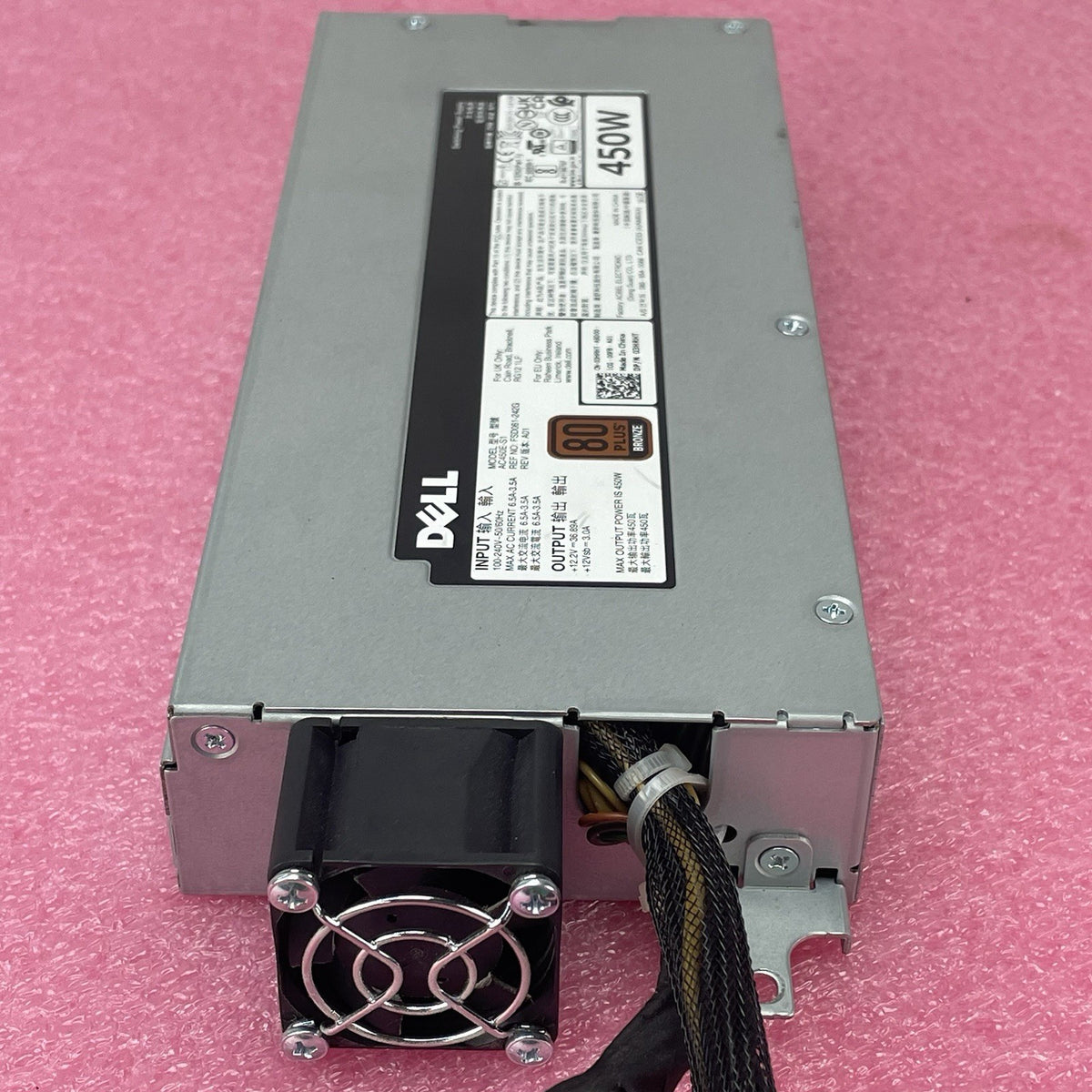 Dell AC450E-S1 450W 80 PLUS Bronze Power Supply5