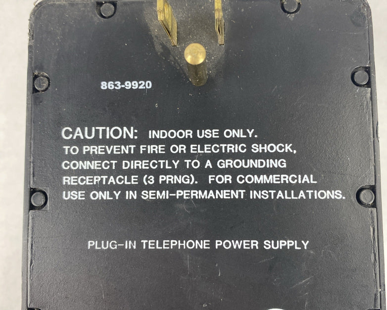 Valcom VP-1024 Power Supply 120VAC 0.4A 60Hz Untested No Cords