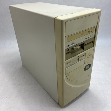 Vintage Baby AT Computer Case L&C Tech LC-250W 250W AT PSU LCD MHz Display