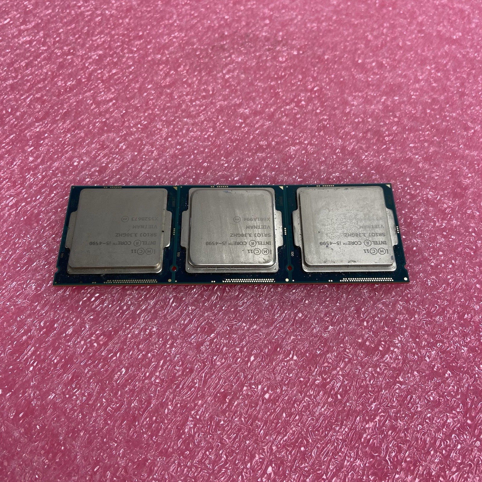 Lot of 3 Intel Core i5-4590 SR1QJ 3.3GHz Desktop CPU3