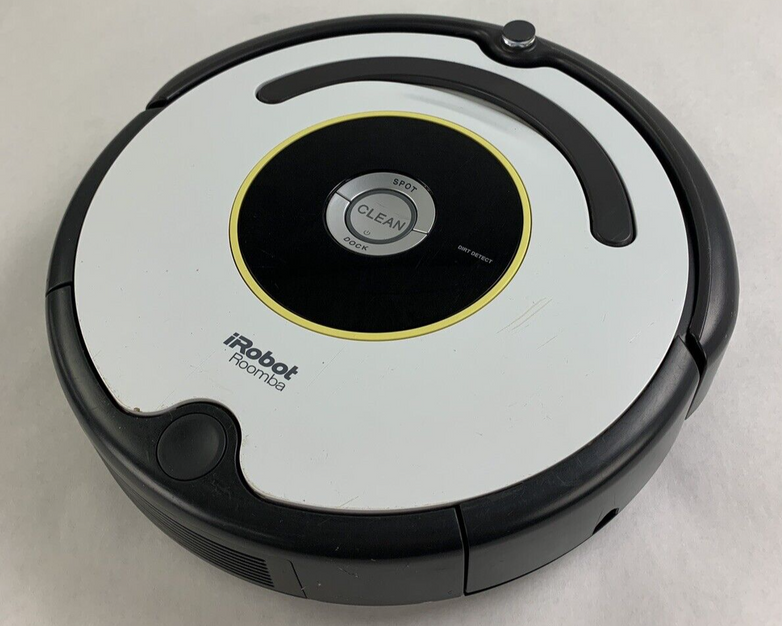 iRobot Roomba Robotic Vacuum Cleaner 620 Bad Battery Left Sensor For Parts